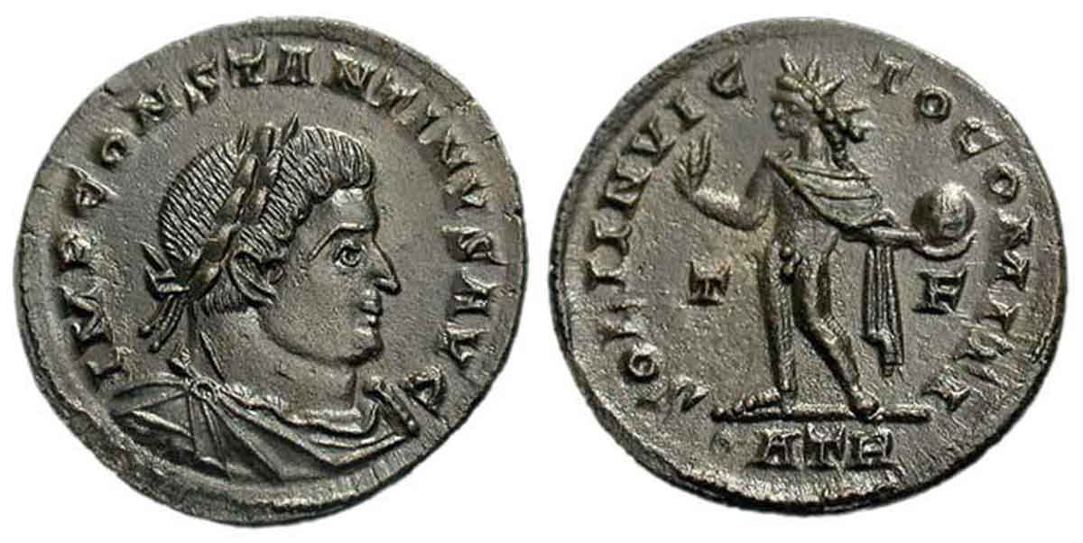 coin constantine great germany 317