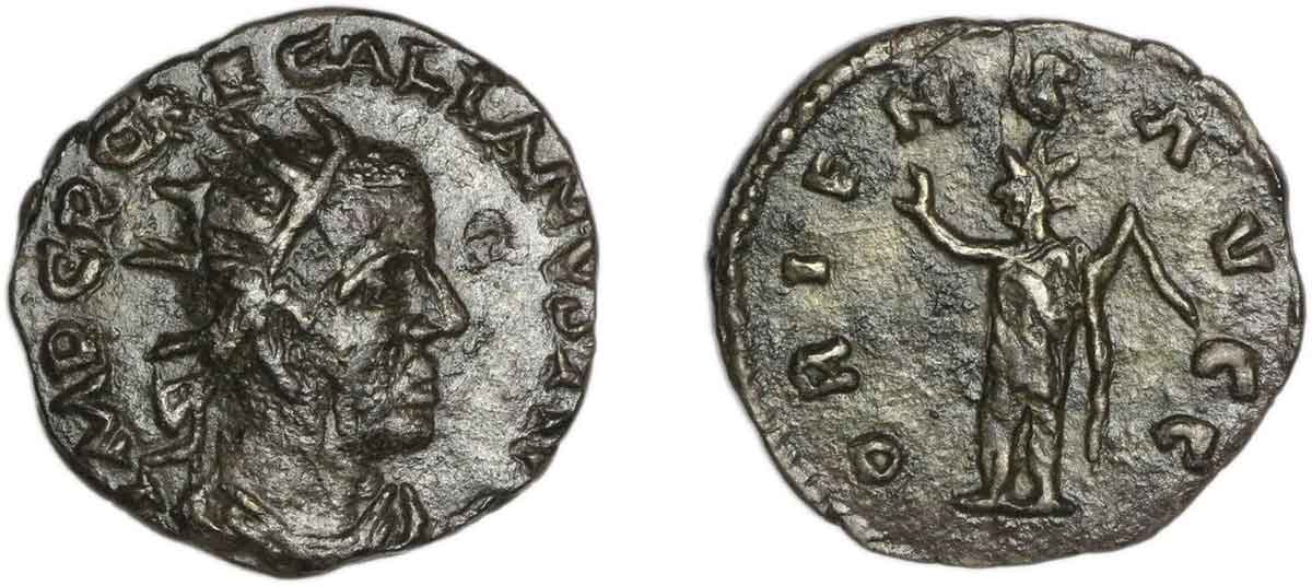coin regallianus carnuntum mint roman emperor