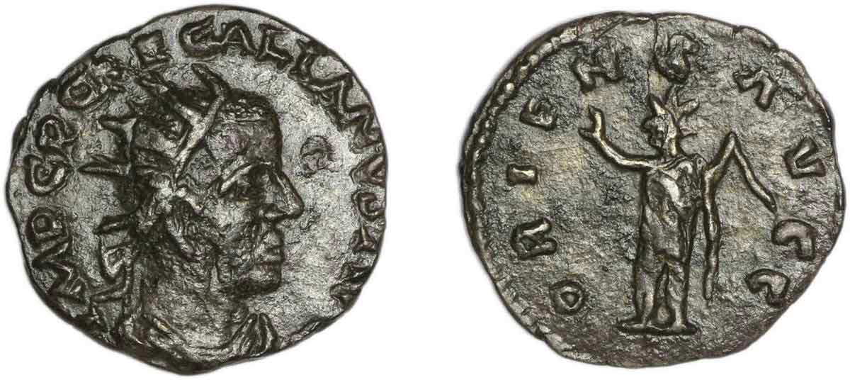 coin regallianus carnuntum mint roman emperor