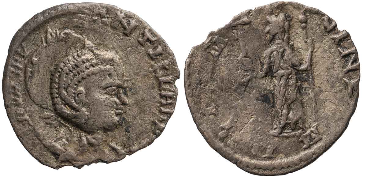 coin sulpicia dryantilla carnuntum mint