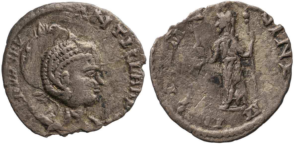 coin sulpicia dryantilla carnuntum mint