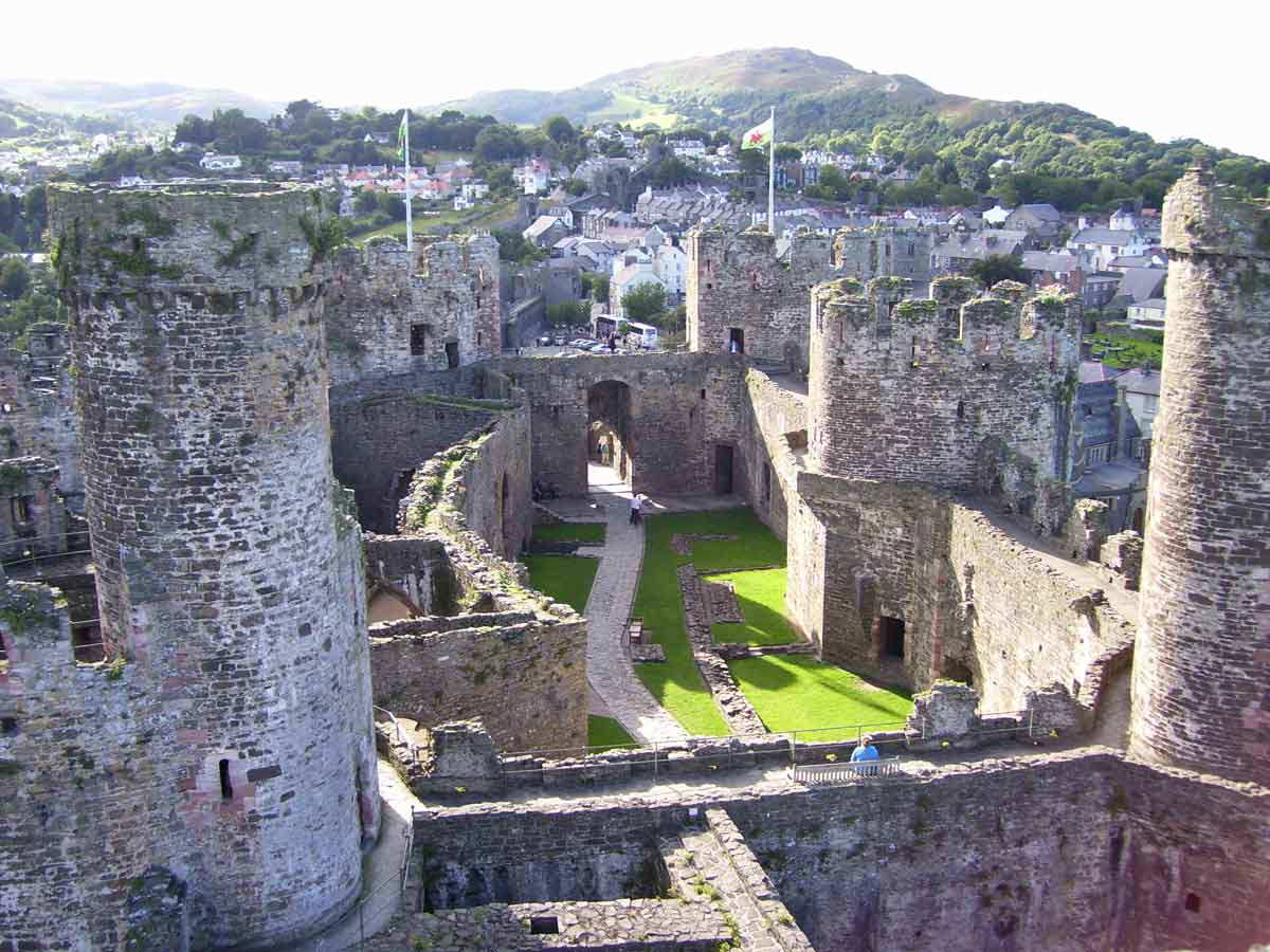 conwy castle interior edward i