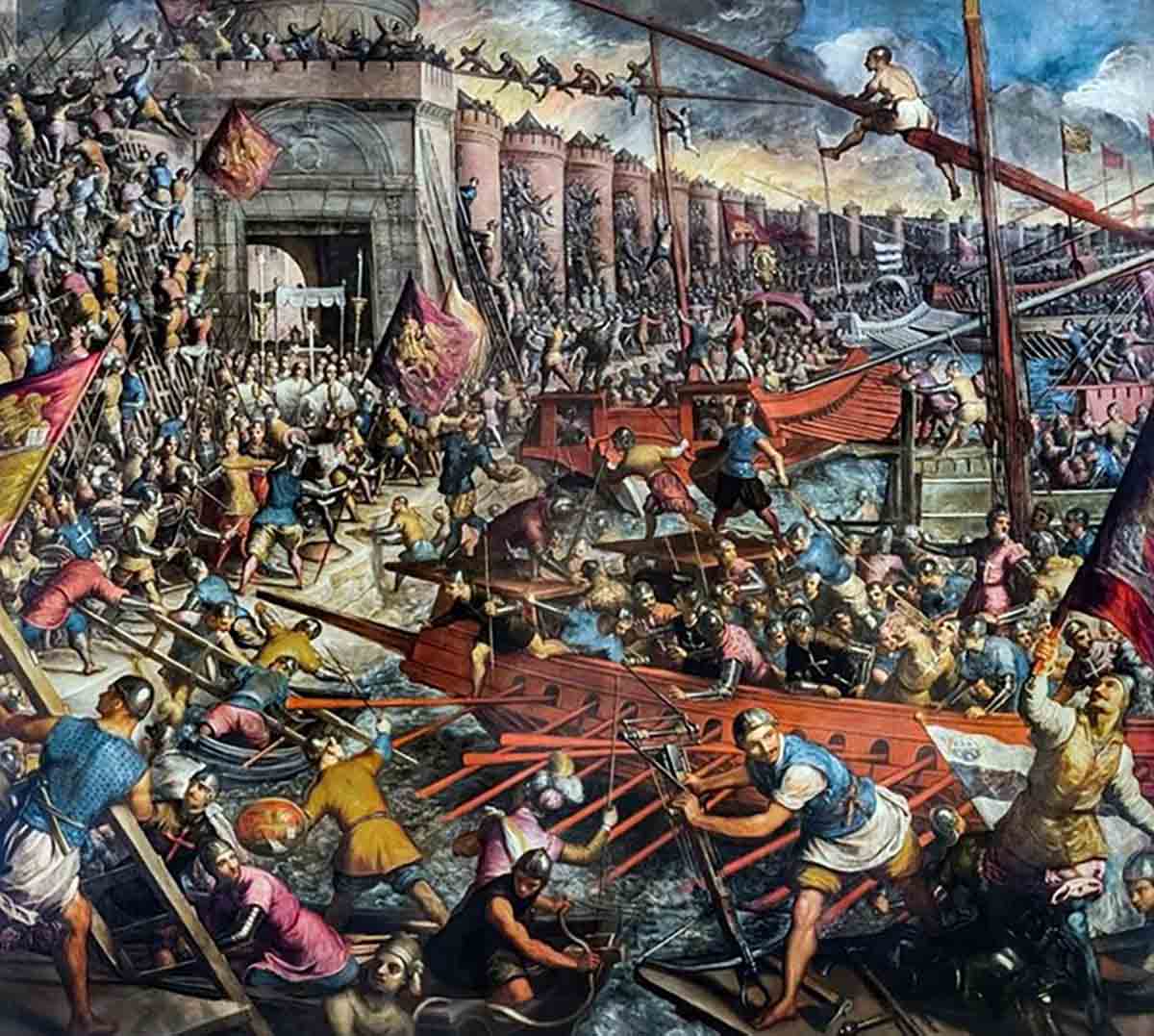 crusaders sacking constantinople