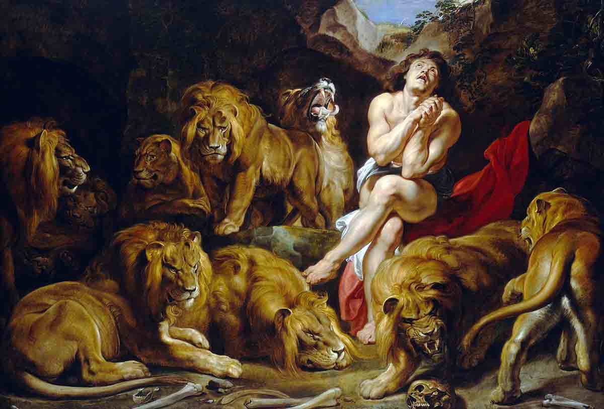 daniel in lions den