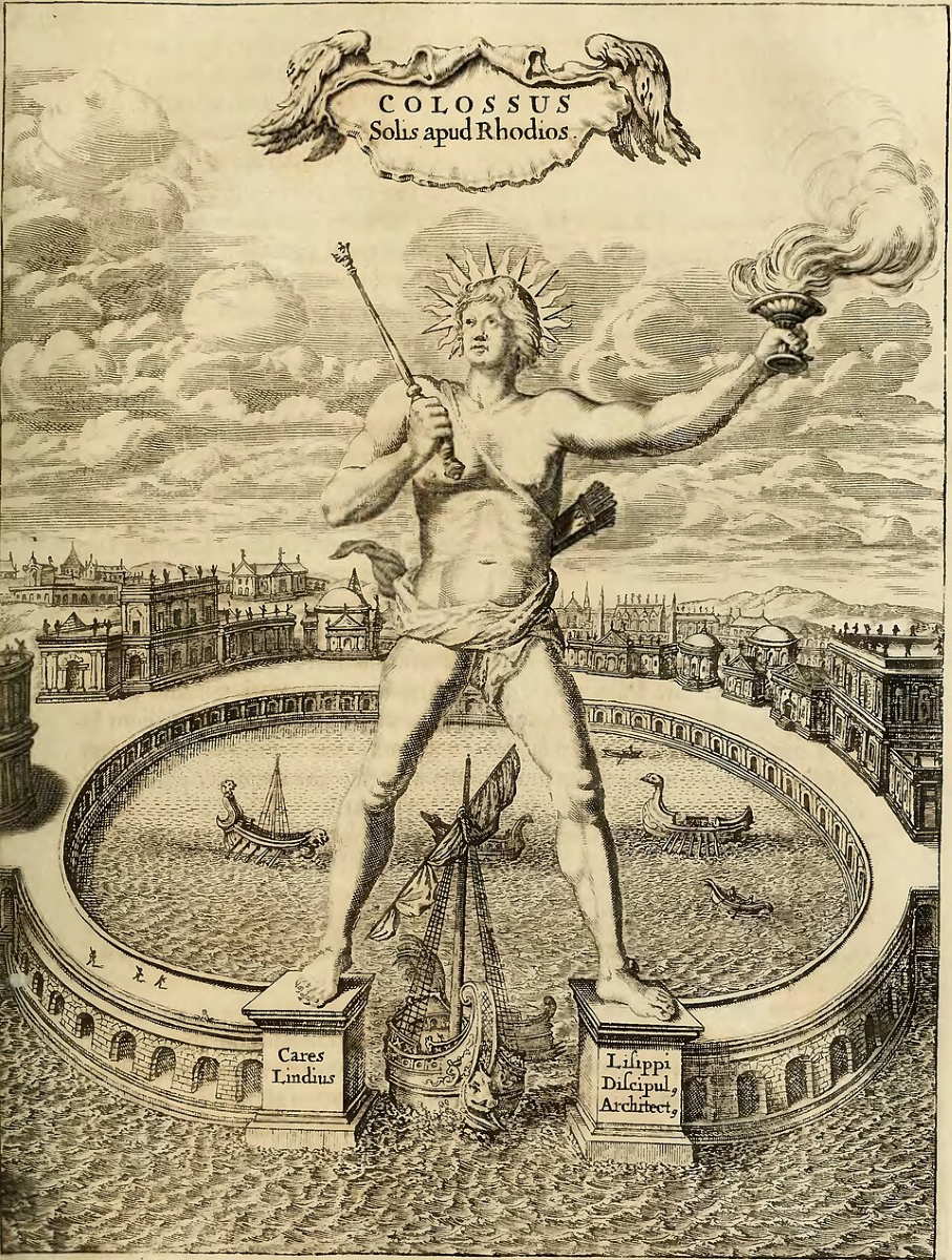 drawing colossus rhodes