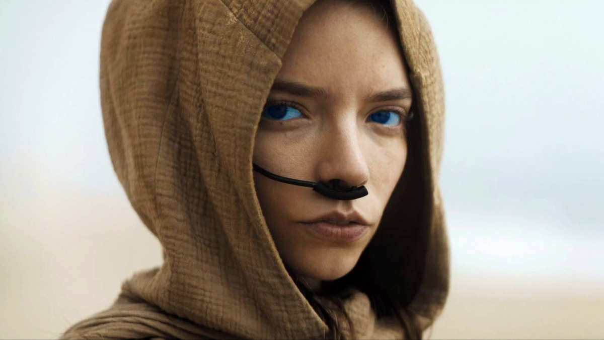 Still of Anna Taylor Joy playing Alia in Dune 2, 2024. Source: Warner Bros