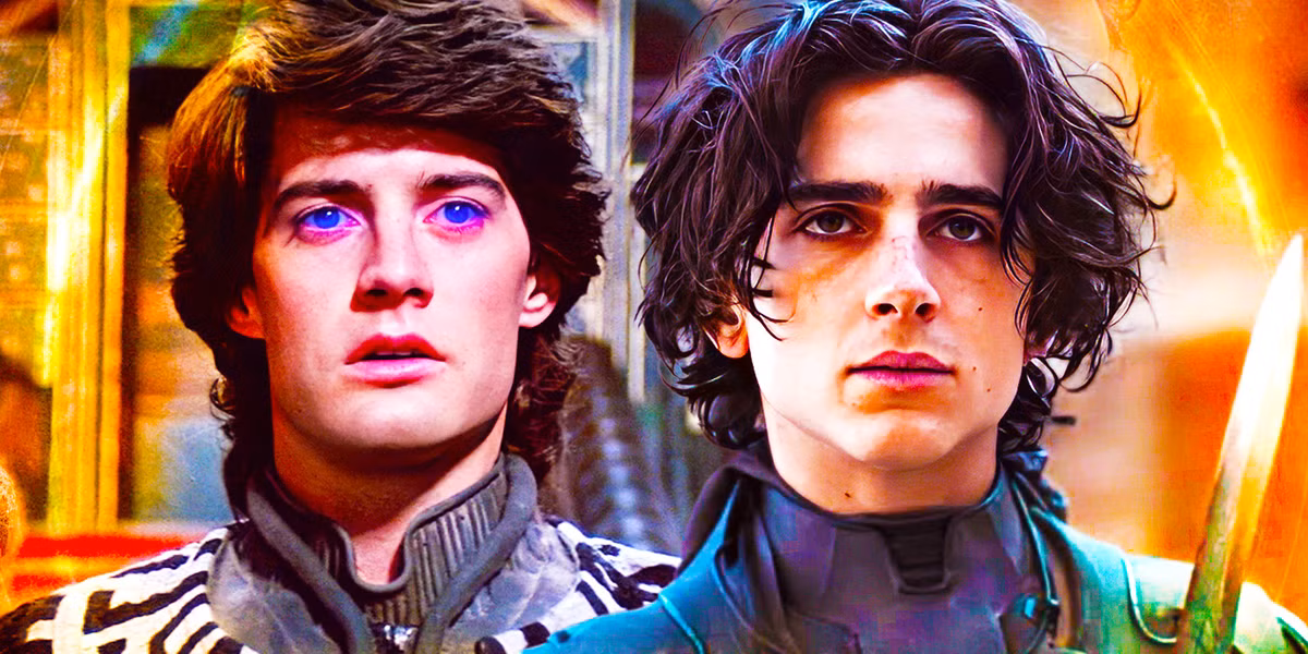 Kly MacLachlan as Paul Atreides in 1984 and Timothee Chalamet in 2021. Source: Screen Rant