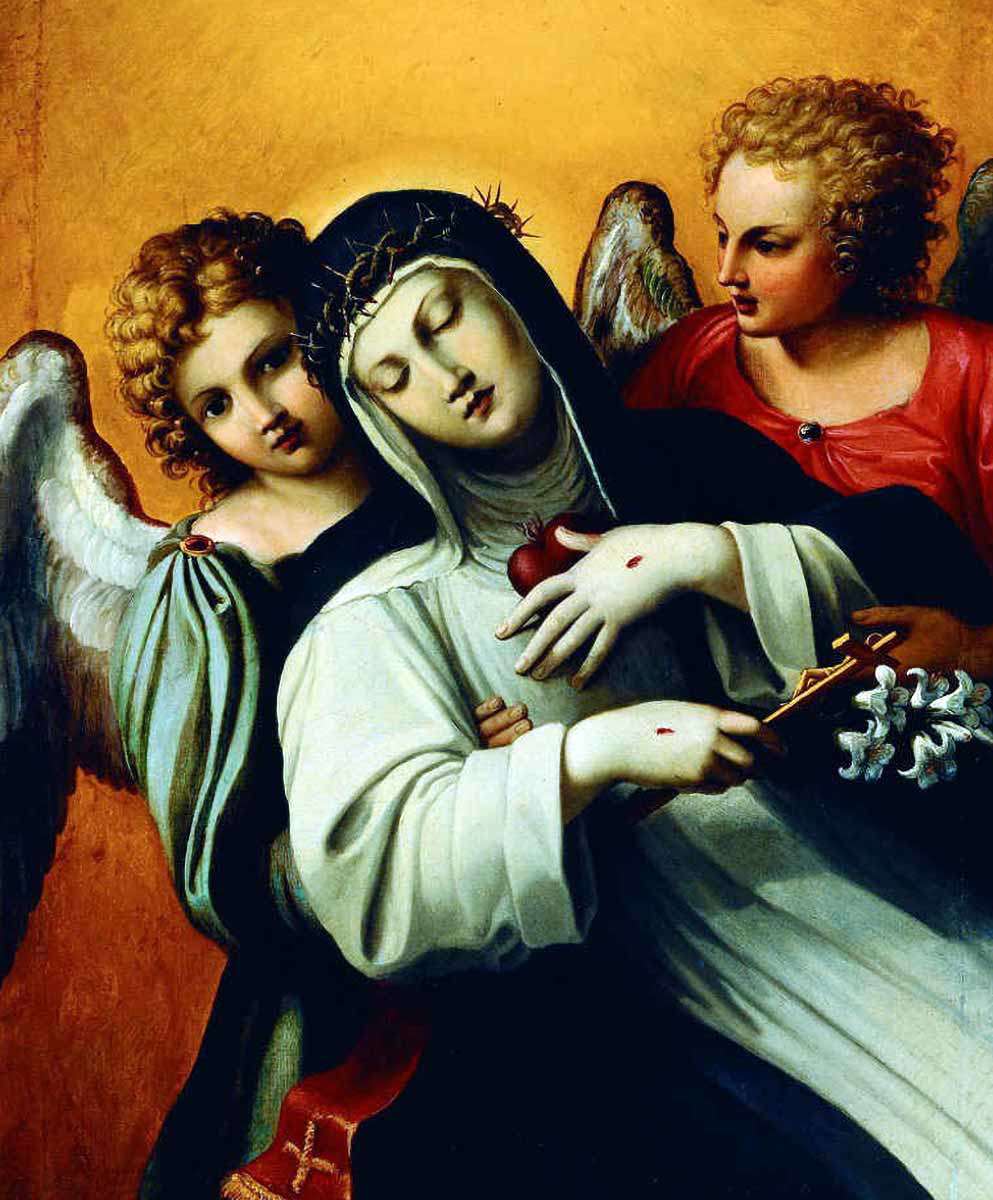 ecstasy saint catherine of siena agostino carracci