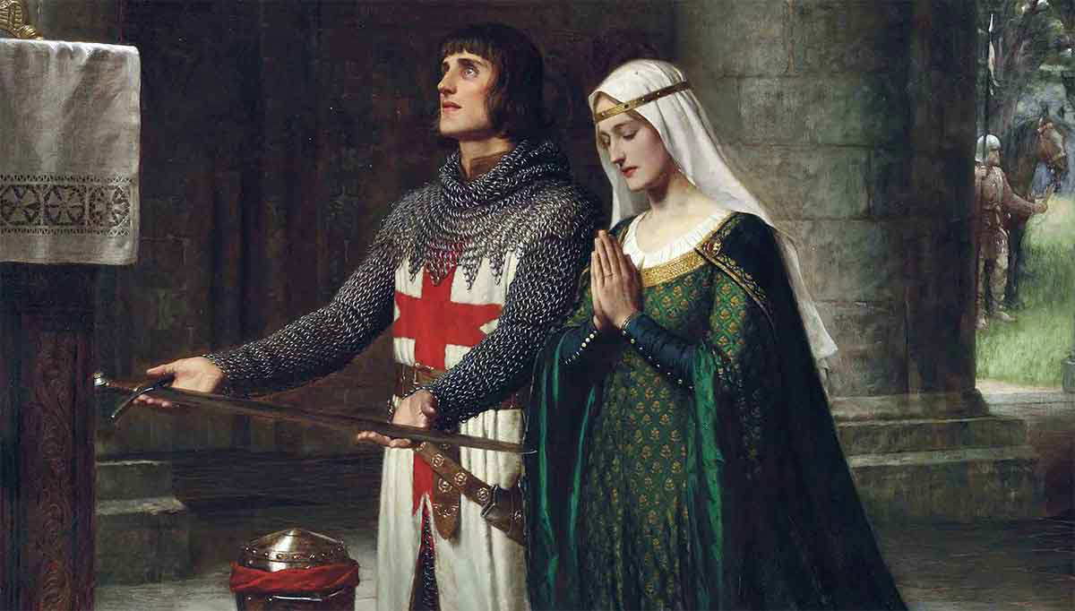 edmund-blair-leighton-the-dedication