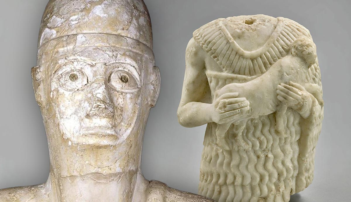 Amorite statues from Mari and Alalakh