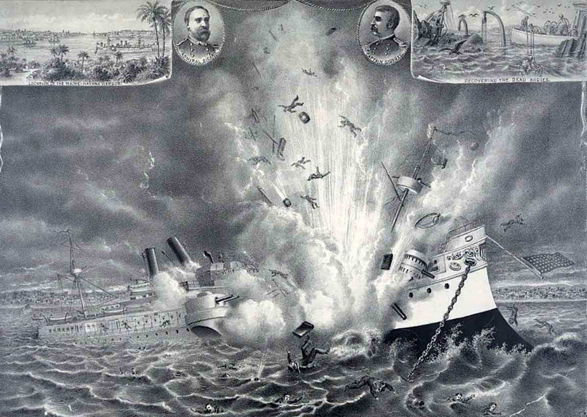 explosion maine spanish american war