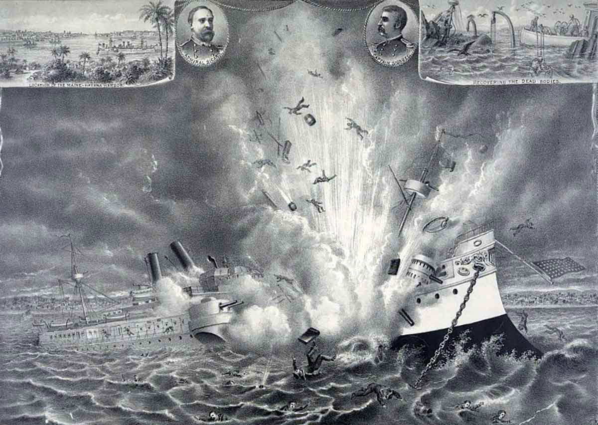 explosion maine spanish american war