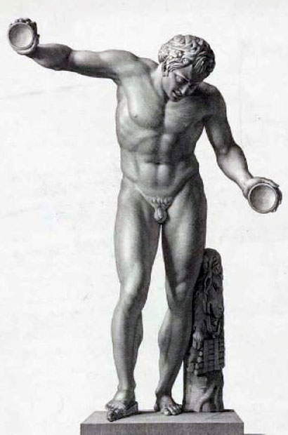 faun with cymbals