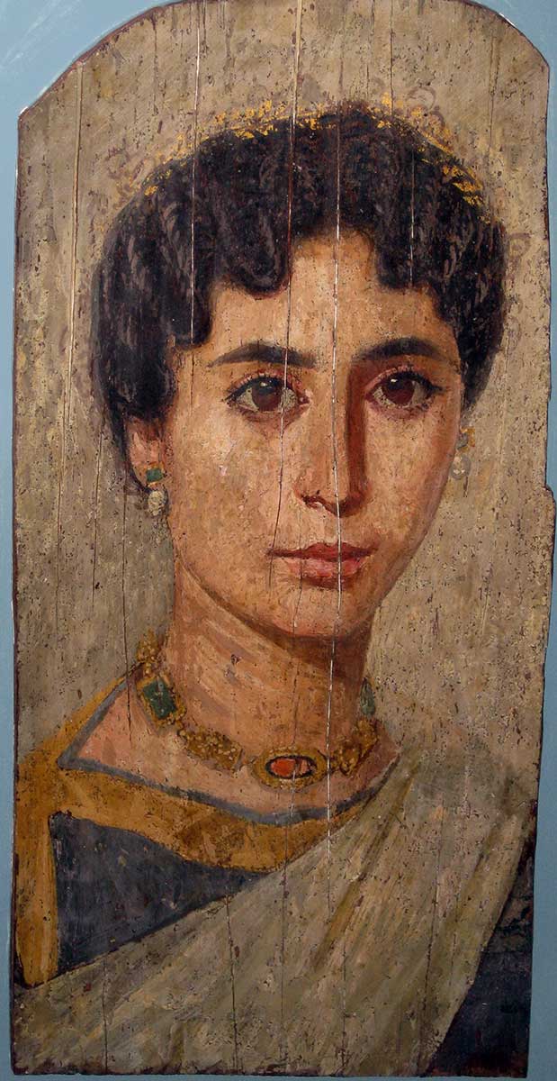 fayum portrait woman british