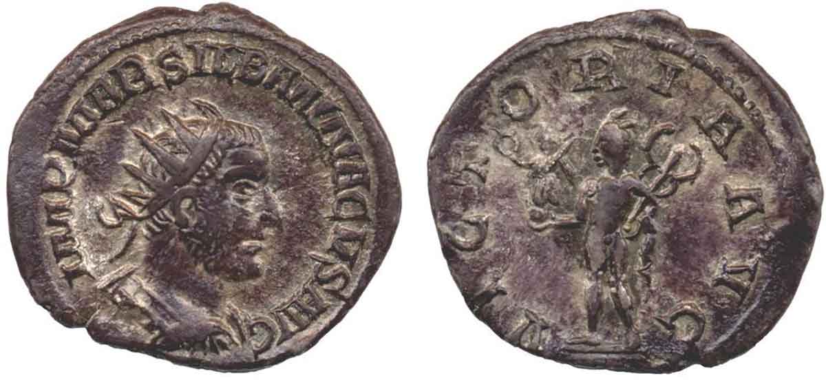 first coin silbannacus mercury reverse