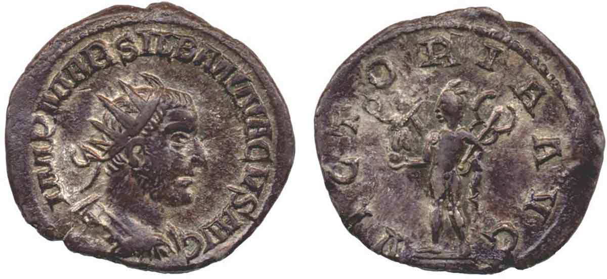 first coin silbannacus mercury reverse