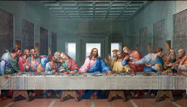 Leonardo da Vinci's iconic mural painting, The Last Supper