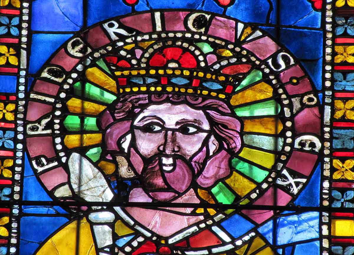 frederick barbarossa stained glass