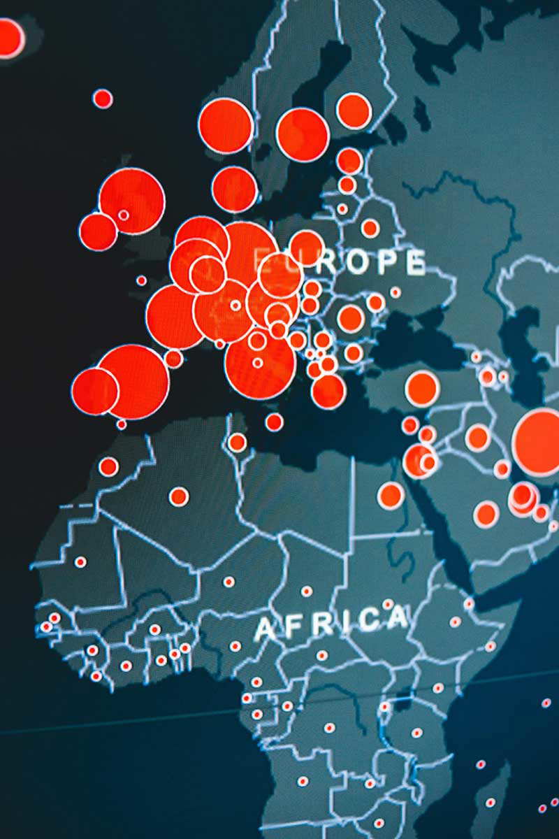 global pandemic stock image