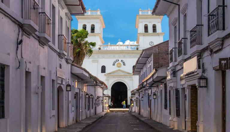 Basilica Menor de San Juan Bautista in Girón, Colombia