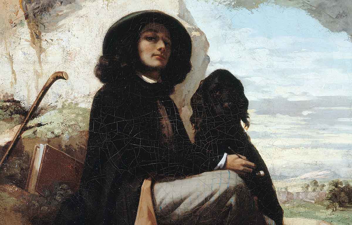 gustave courbet dog painting