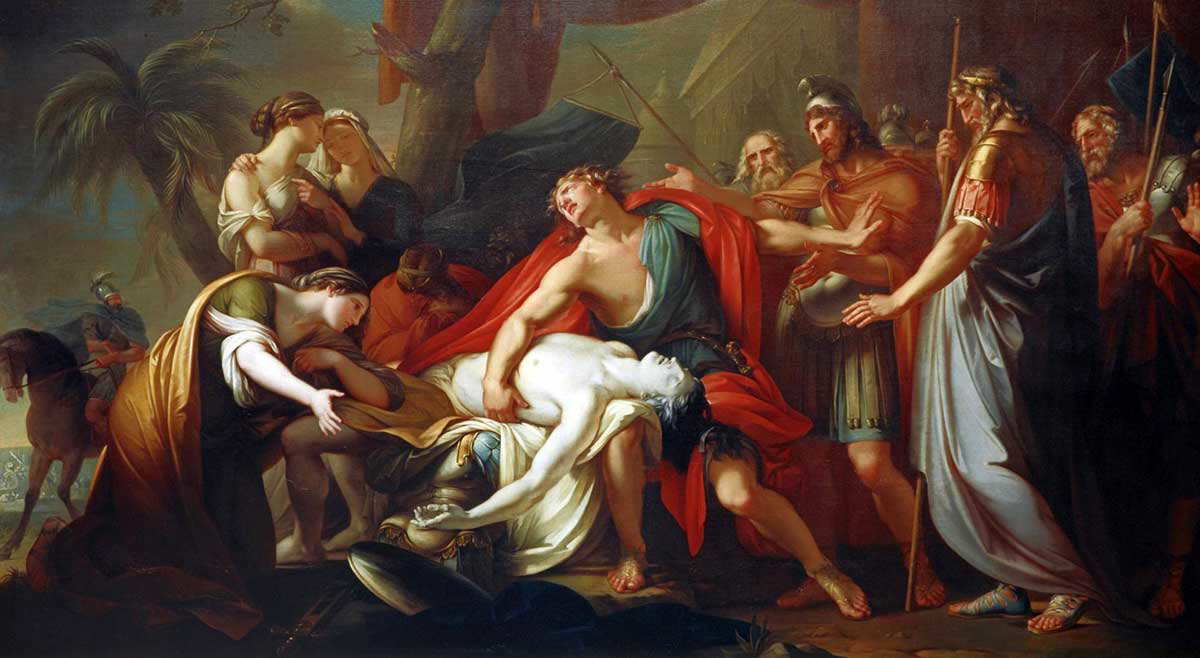 hamilton achilles lamenting patroclus painting