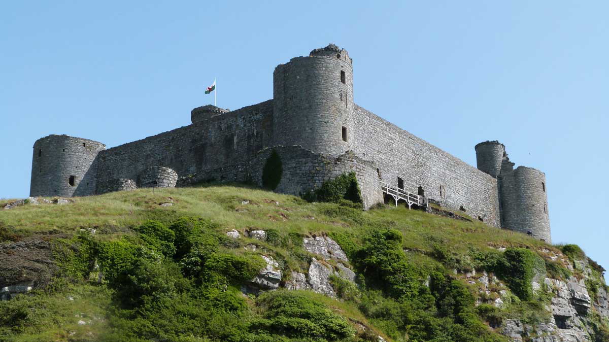 harlech castle high ground edward i