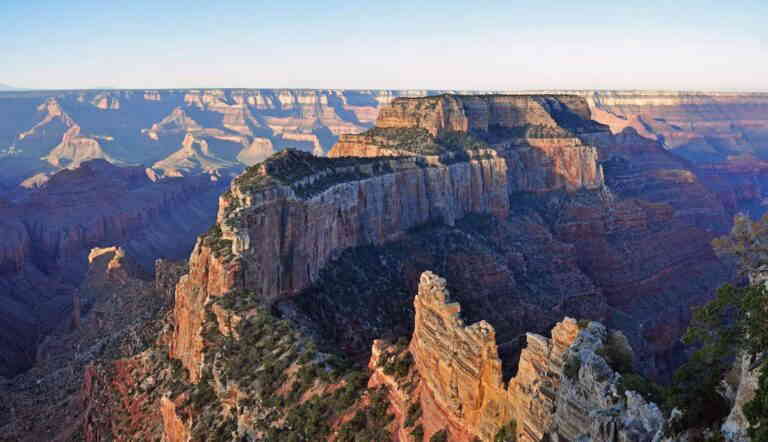 sunrise over the Grand Canyon North Rim
