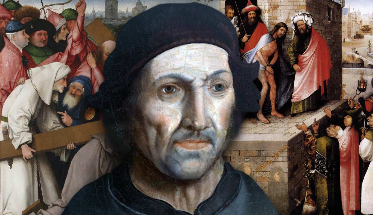 unknown bosch portrait with quotesbosch homo painting