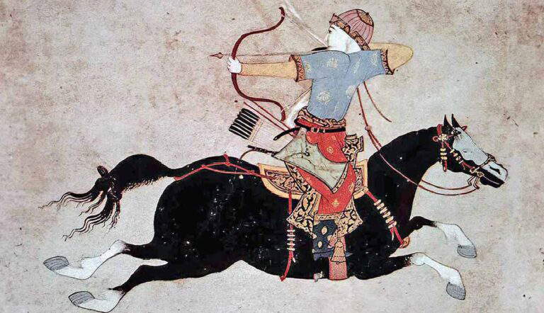 horse with archer medieval battle