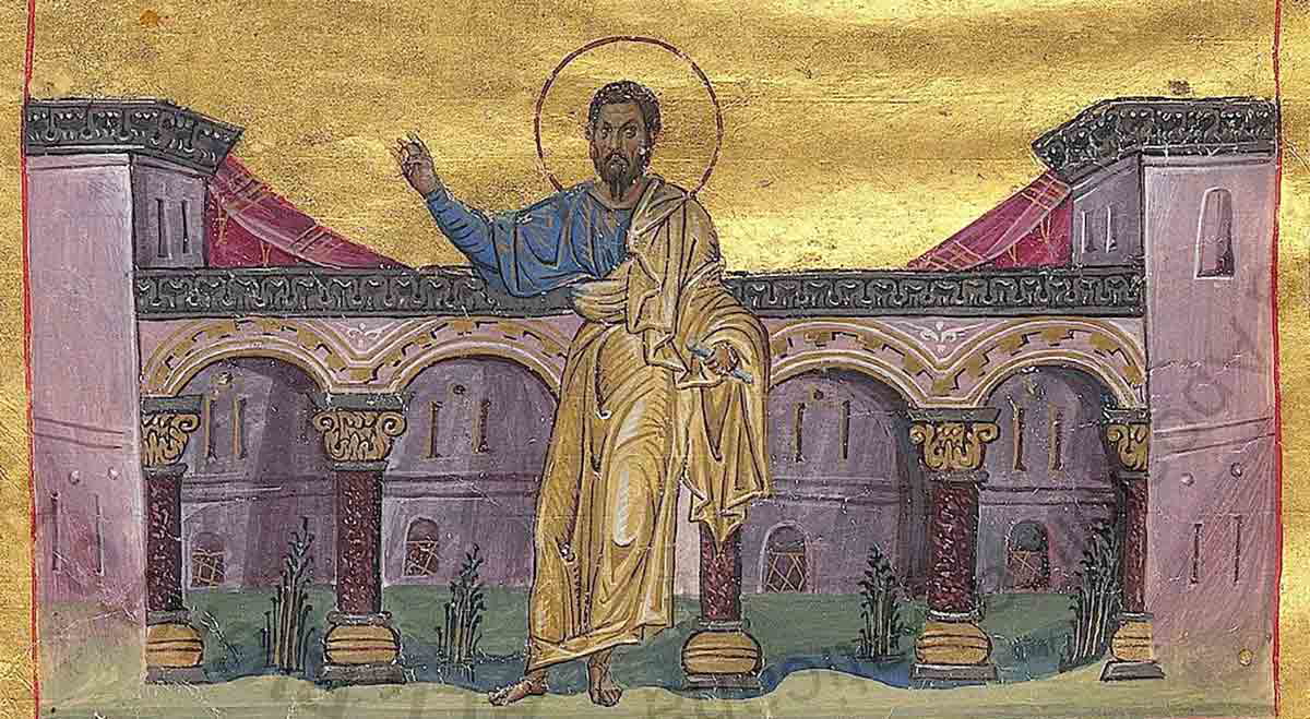 hosea from menologion basil ii