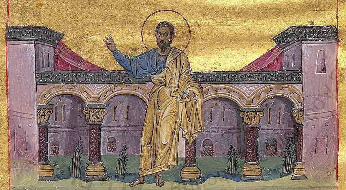 hosea from menologion basil ii