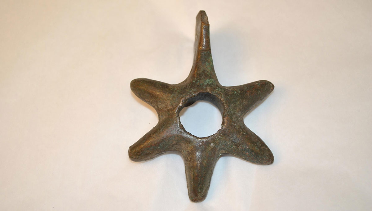 inca club mace bronze top