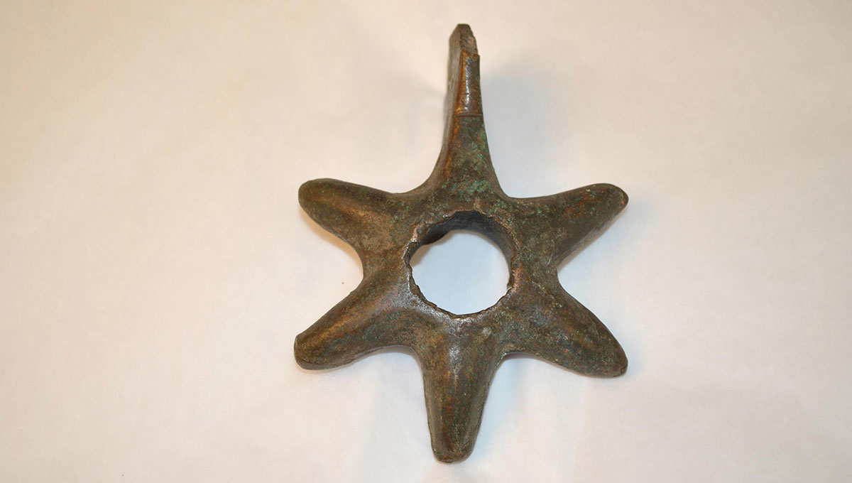 inca club mace bronze top
