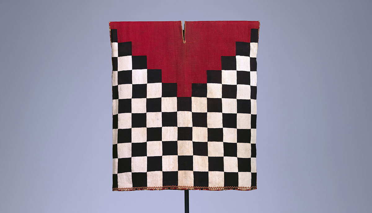 inca soldier checkerboard tunic
