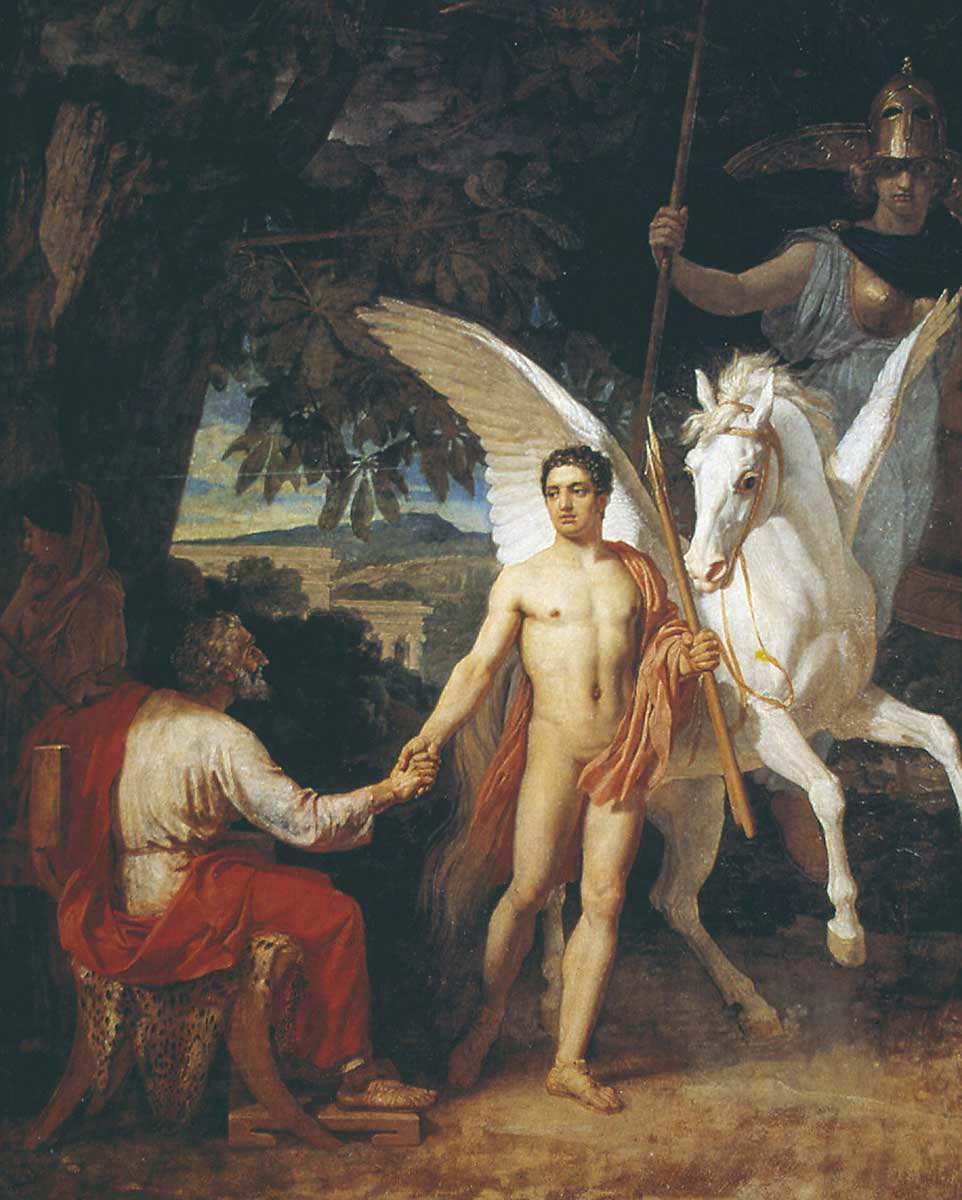 ivanov bellerophon sent against chimera painting