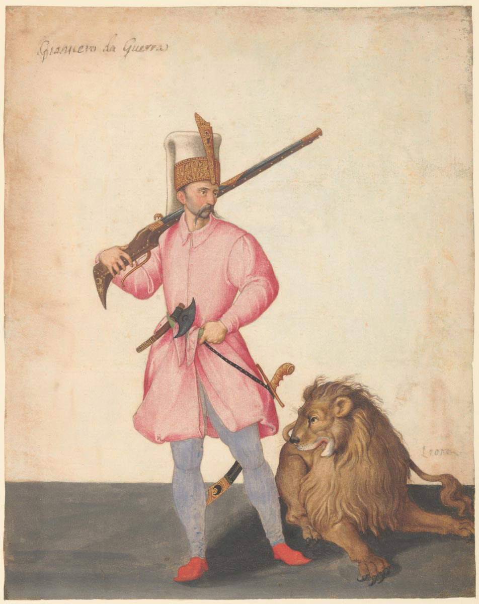 janissary lion portrait