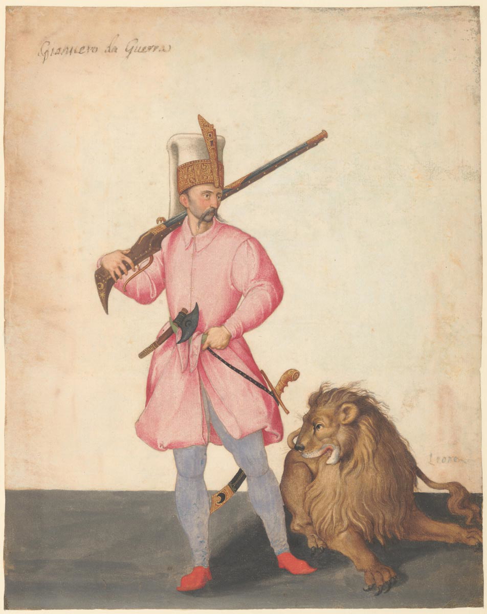 janissary lion portrait