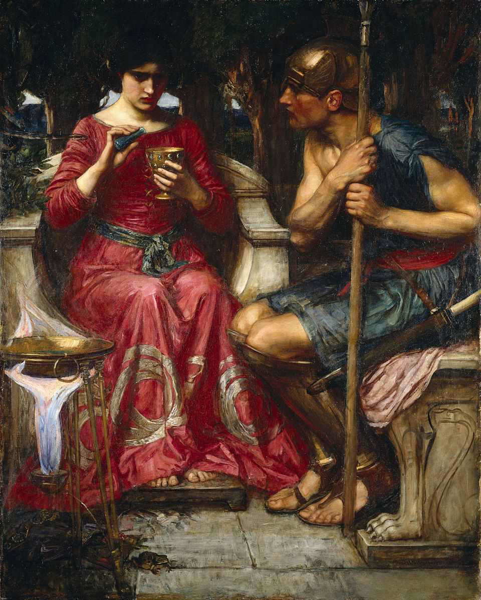 Painting of Jason and Medea by John William Waterhouse