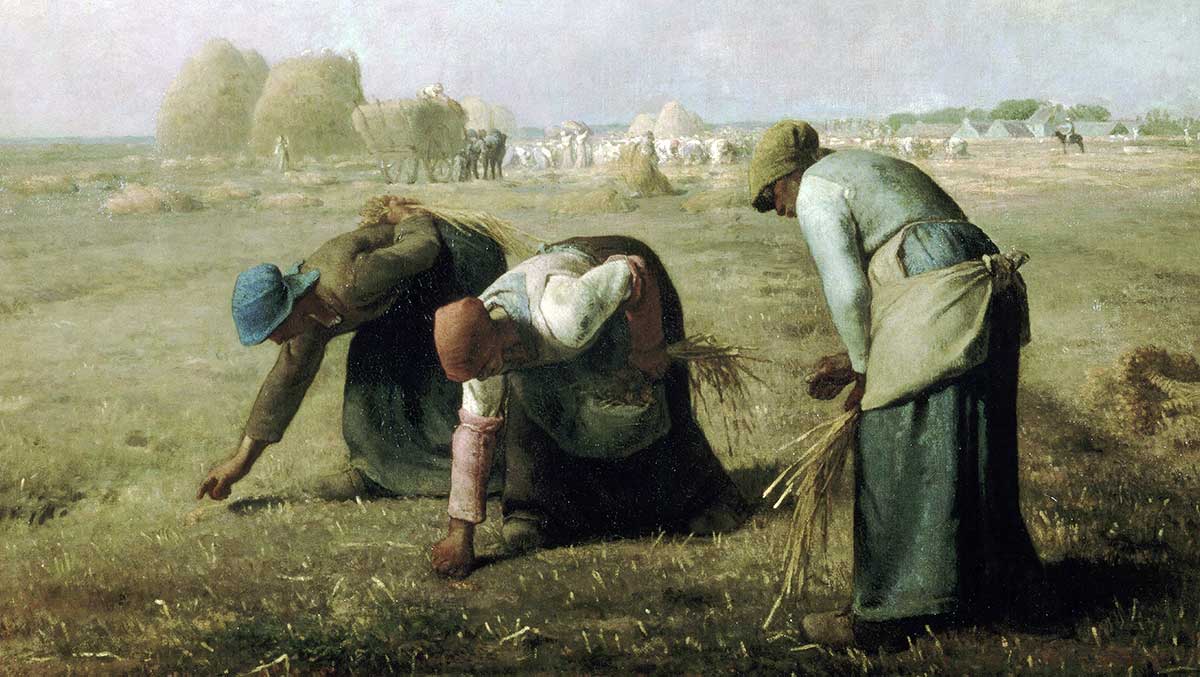jean françois millet gleaners painting