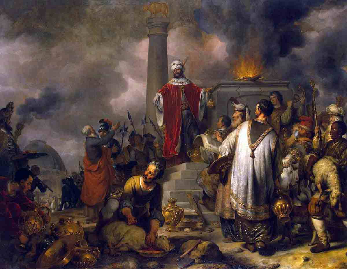 jeroboam sacrifices at bethel
