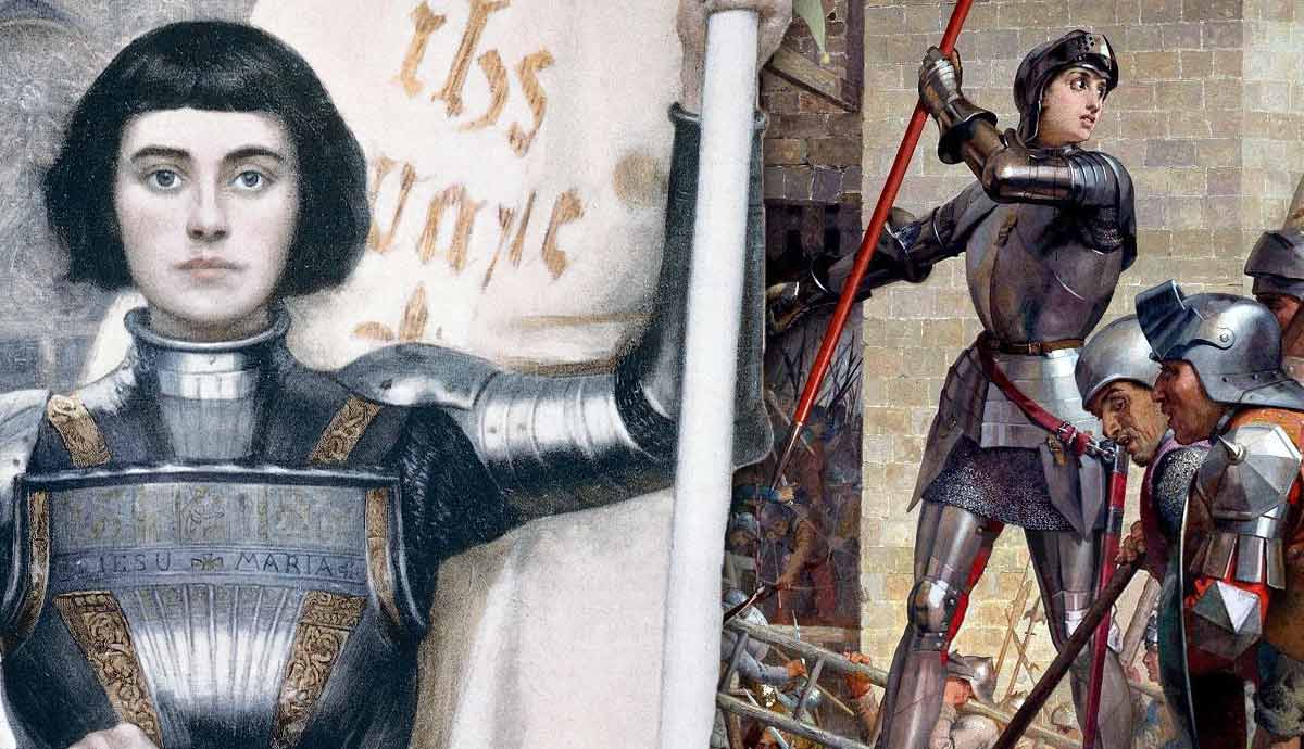 Two paintings of Joan of Arc