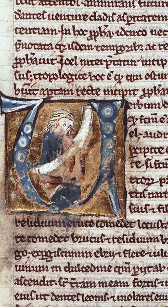 joel holds scroll