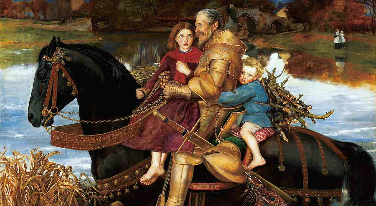 john everett millais sir isumbras at the ford