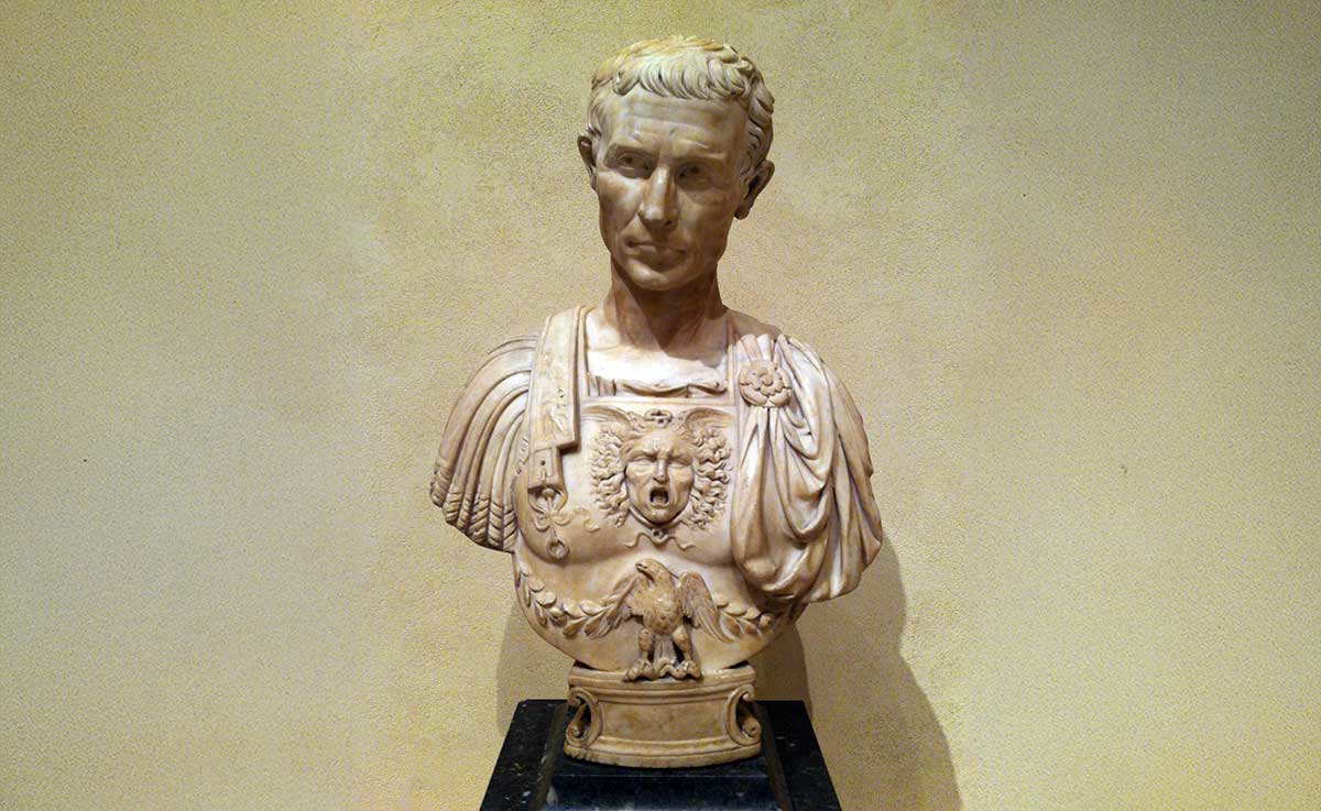 julius caesar bust cc by 2.0