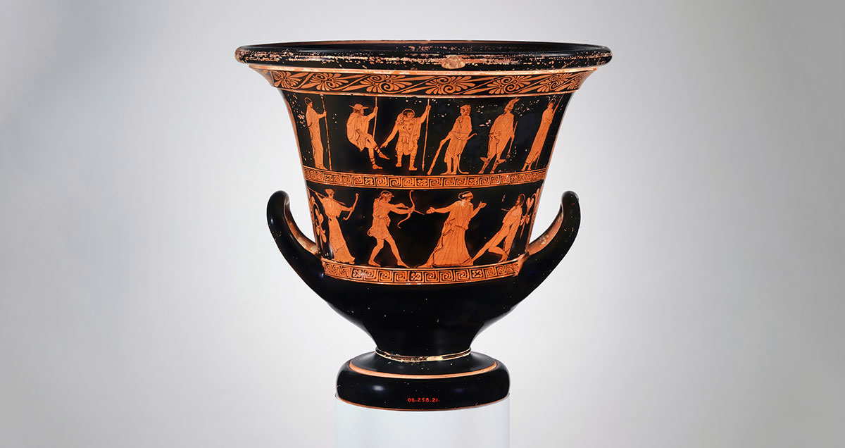 kalyx krater herakles theseus perithoos