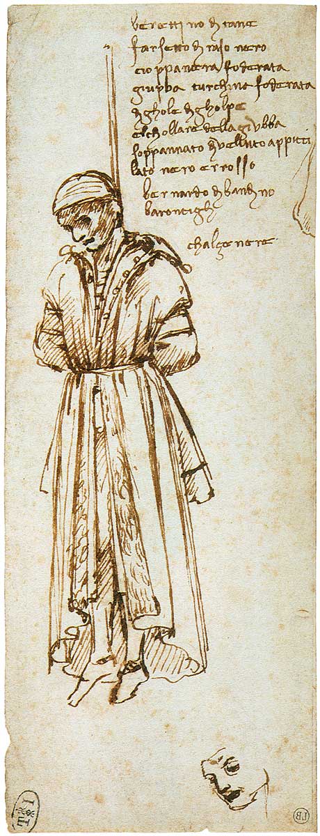 leonardo hanging sketch