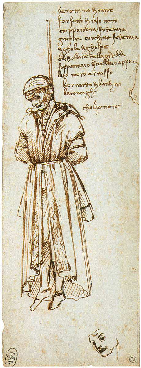 leonardo hanging sketch