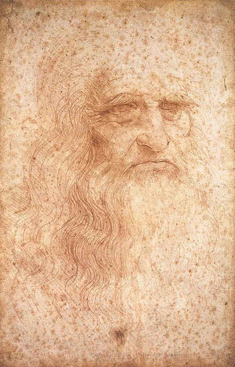 leonardo portrait drawing