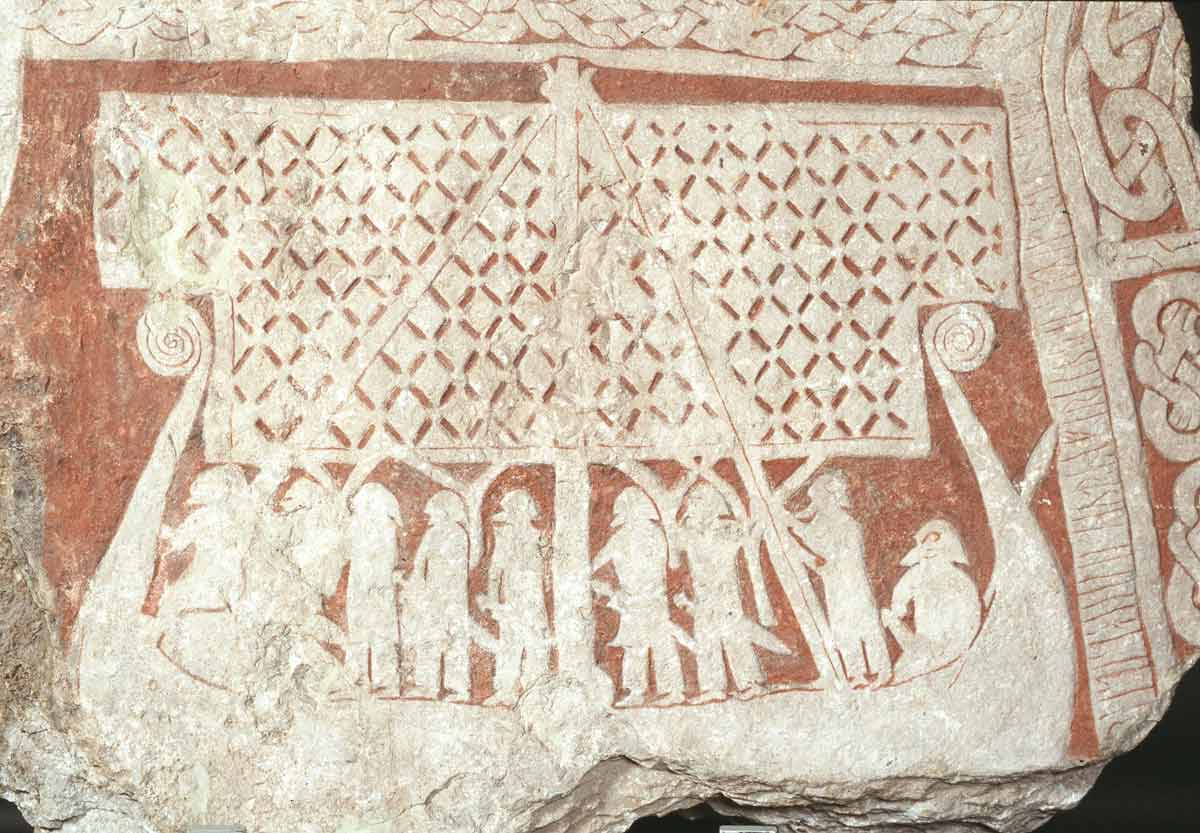 longship gotland runestone